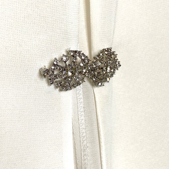 Tally Taylor Paris Rome semi sheer white open top - Picture 5 of 8